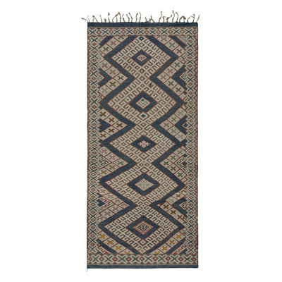 Hand Knotted Wool Area Rug