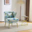 Fauteuil d'appoint en tonneau 2 pièces avec coussin lombaire