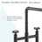 Avallon Pro Widespread Kitchen Faucet with Side Sprayer-61433327