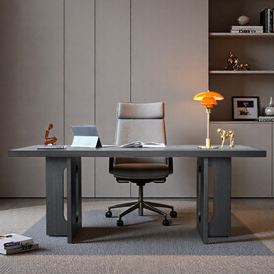 Simple rectangular desk for home office use