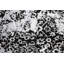 One-of-a-Kind 2'8" X 10'5" New Age Runner Area Rug in Grey