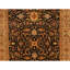 Hand Knotted Wool Oriental Area Rug in Blue And Cream