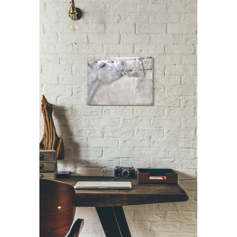  «Horsin» par Karen Smith, art mural en verre acrylique, 24 po x 36 po, H 12 po x l 16 po x P 0,12 po