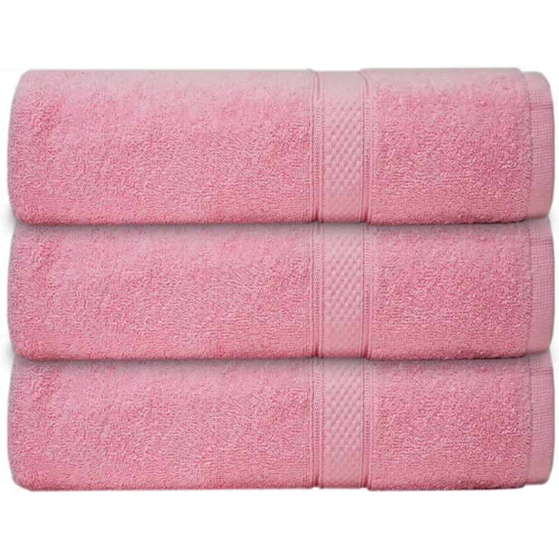 Nayelly Turkish Cotton Bath Towel,  Pink