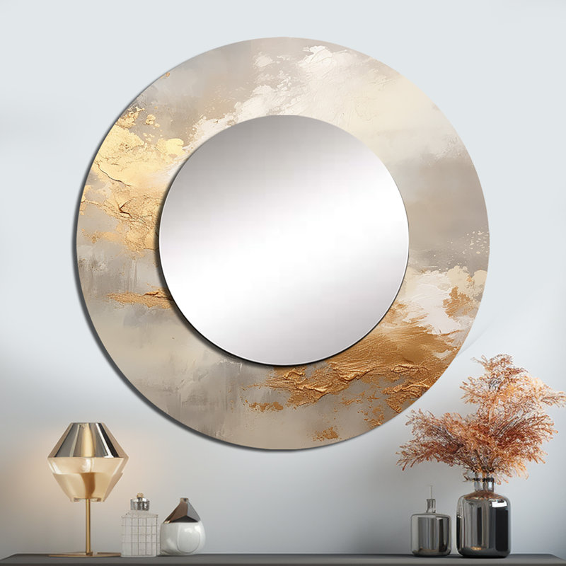 Miroir mural décoratif Seona, 29 po x 29 po