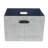 Gray Foldable/Collapsible Storage Bin/Basket Organizer with Handles-49956510