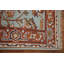 Tapis oriental bleu clair à motif floral Oushak 3 x 5
