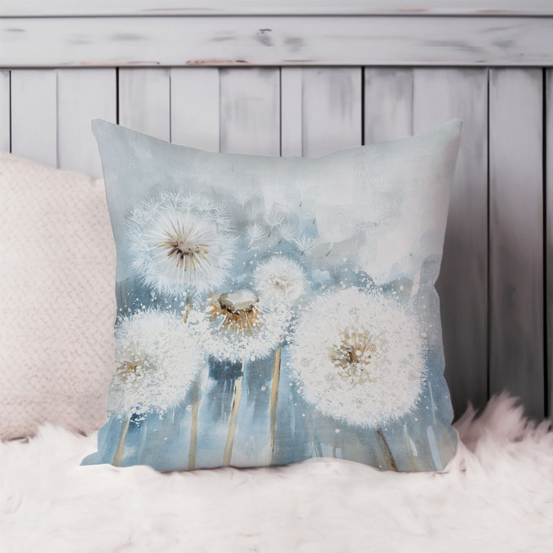 Botanical Dandelion Dreams Modern, H 16 po x l 16 po