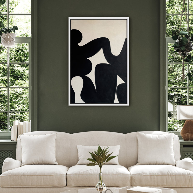 Art mural abstrait sur toile géométrique abstraite - blocs de couleur noire, reproduction d'art moderne pour le salon, la chambre à coucher ou le bureau