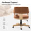 Chaise de bureau pivotante en bois massif Ackeron Ocean-1029965292