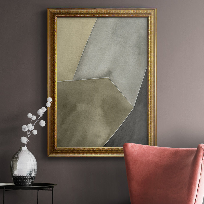 " Tectonic Shift IV " Painting Print, 20" H x 16" W