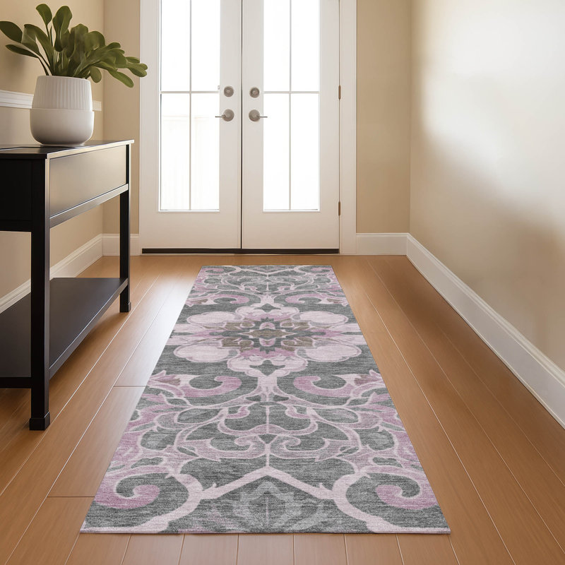 Premium Machine Washable Ralston AMF1947 Global Rug, Runner 2'3" x 7'6"