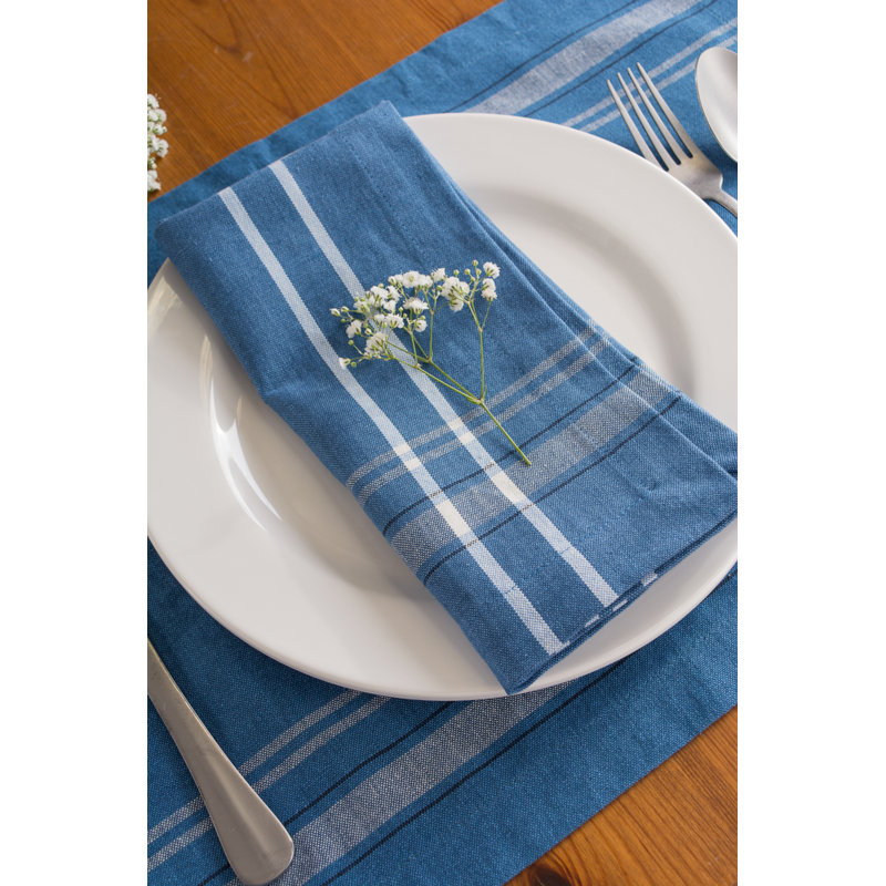 Ensemble de napperons 6 pièces Sykora, Bleu