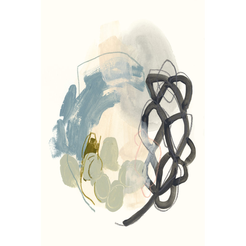 Seed Stitch I by June Erica Vess - Painting on Canvas, 30 cm H x 20 cm W, Wrapped Canvas