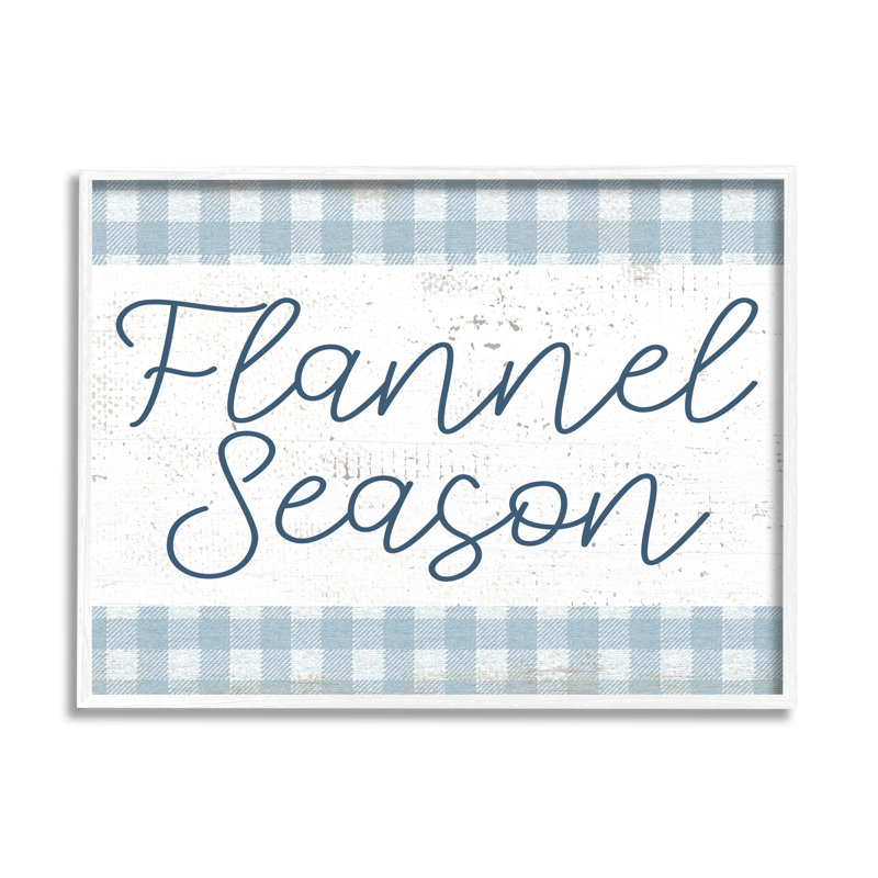Motif à carreaux en flanelle - motif texturé, H 24 po x l 30 po, Giclée encadrée blanc bord de mer