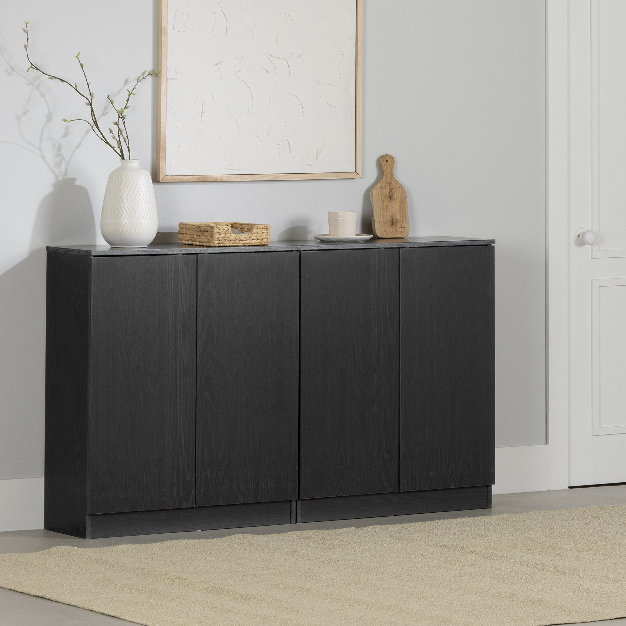 Arum Set Of 2 Sideboards With 2 Doors