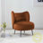 Emiline 24" W Upholstered Barrel Chair with Lumbar Pillow-1584612728