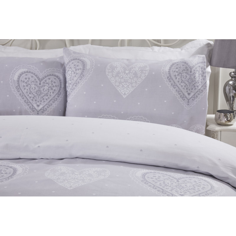 Chirlin Cotton Blend Abstract Duvet Cover with Pillowcases Included, King Duvet Cover + 2 Standard Pillowcases