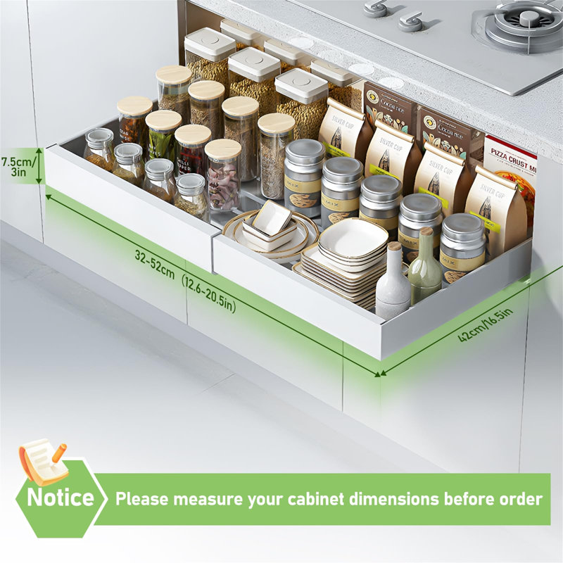 Auda Metal Pull Out Drawer