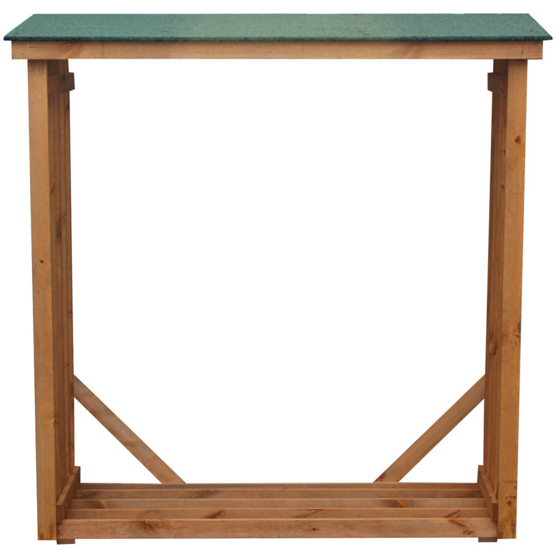 Aleris 140cm W x 50cm D Solid Wood Log Store