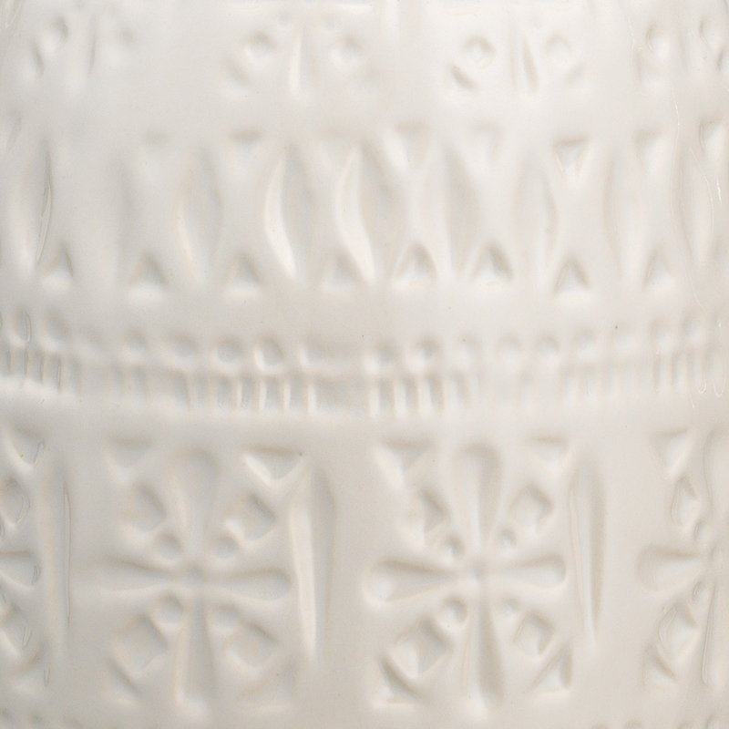 Minda Ceramic Table Lamp, White