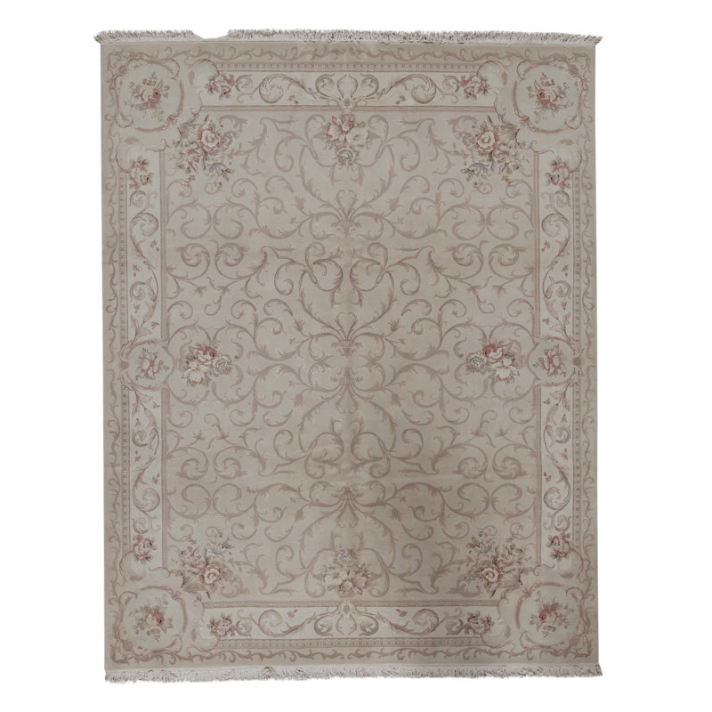 Tapis rectangulaire noué à la main