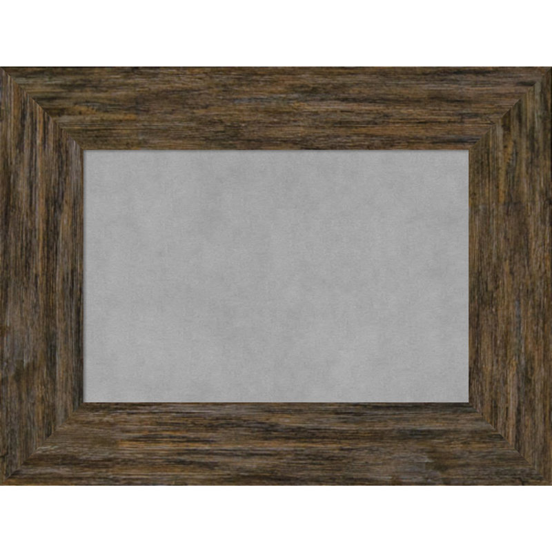 Tableau d'affichage mural magnétique Keyla, Gris vieilli, H 19 po x l 25 po