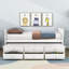 Lit plateforme simple avec lit gigogne et tiroirs-2049905468