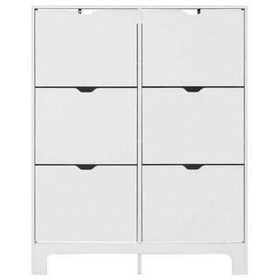 12 Pair Flip Down Shoe Storage