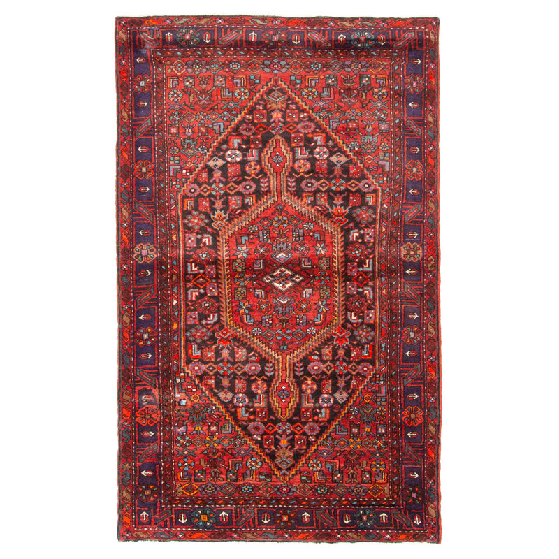 Tapis noir Anadol 4 pi 7 po x 7 pi 7 po