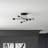 Renshaw 6 - Light Bulbs Sputnik 21.65" Semi Flush Mount Light Fixture-1262203304