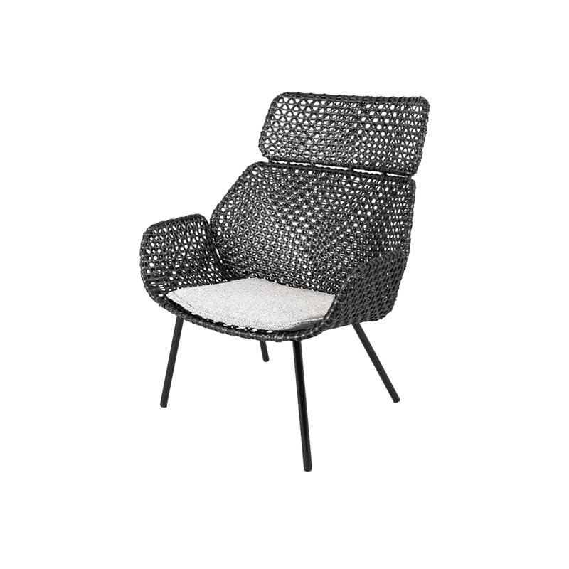 Vibe Highback Armchair, Light Brown