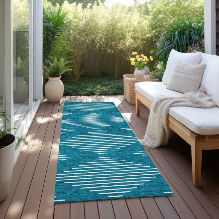 Machine Washable Indoor/Outdoor Chayden ACN1016 Rug