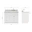 Ensemble de meuble-lavabo simple 43 po Hamlet-70315854