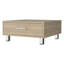 Table basse, quatre pieds, un tiroir