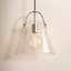 Luminaire suspendu conique 1 lumière Peonie Flitwick-1596934408-1596934409
