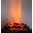 Chipley 23.03'' W Black Electric Fireplace Insert