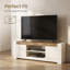 Meuble télé pour téléviseur de 75 po ou moins avec armoires de rangement, centre de divertissement de ferme-1172709765-1250960272