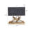 Rustic Resin Bird Table Lamp with Rectangle Shade-1563213070