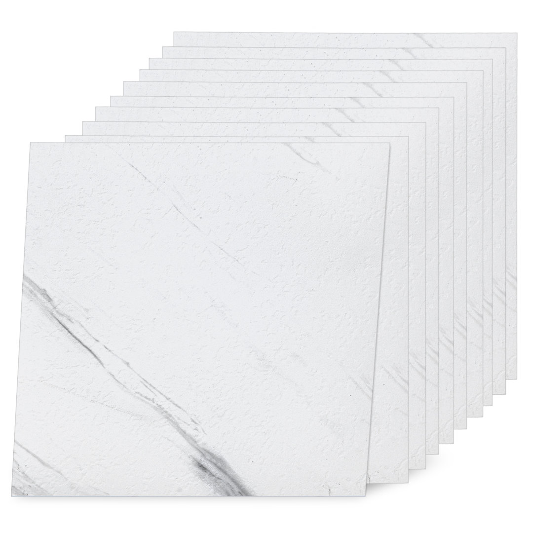 30.48 cm x 30.48 cm Vinyl Floor Tiles, 50 Per Pack