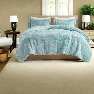 Soft Faux Fur Bedding Sets, Polyester Full Queen, Modern Home Comfort