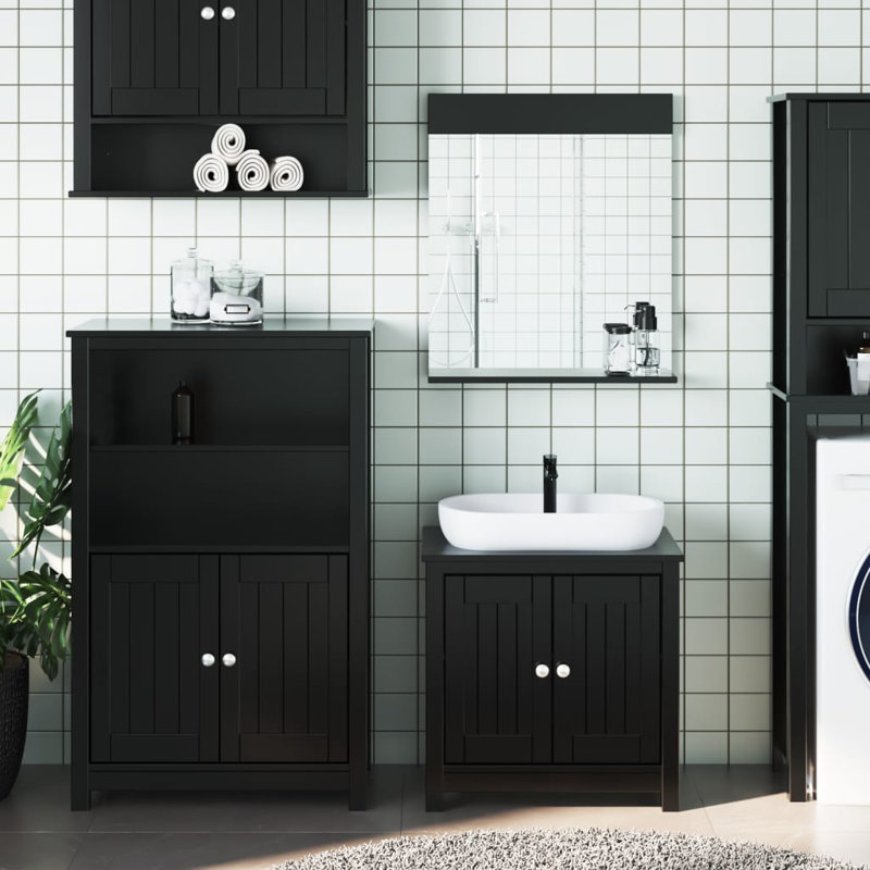 Alvilda Bathroom Furniture Suite, Black