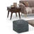 Fredrik 18"W Genuine Buffalo Leather Square Pouf-1415284895