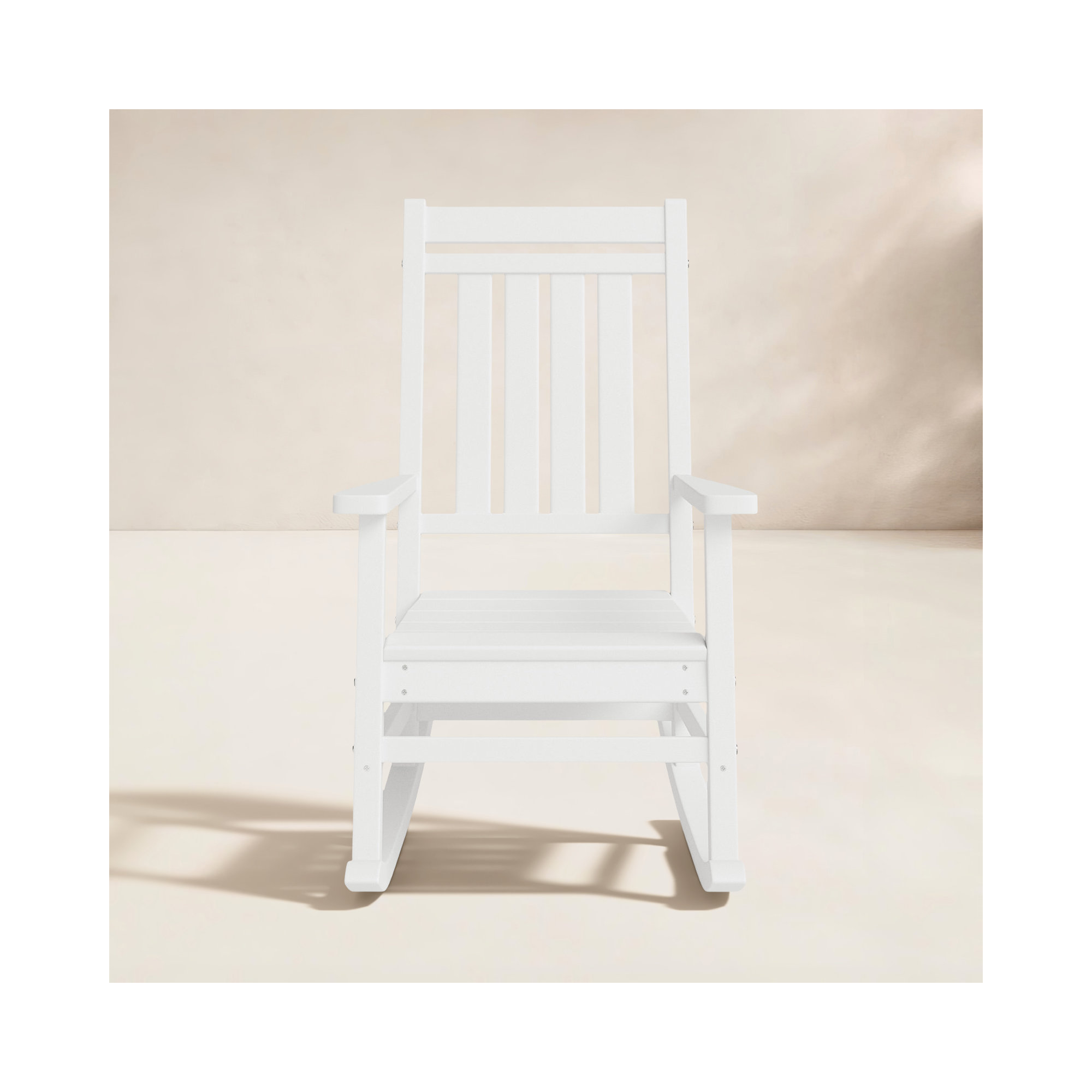 Estate Rocking Chair, White