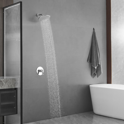 Robinet de douche à contrôle de volume avec valve brute