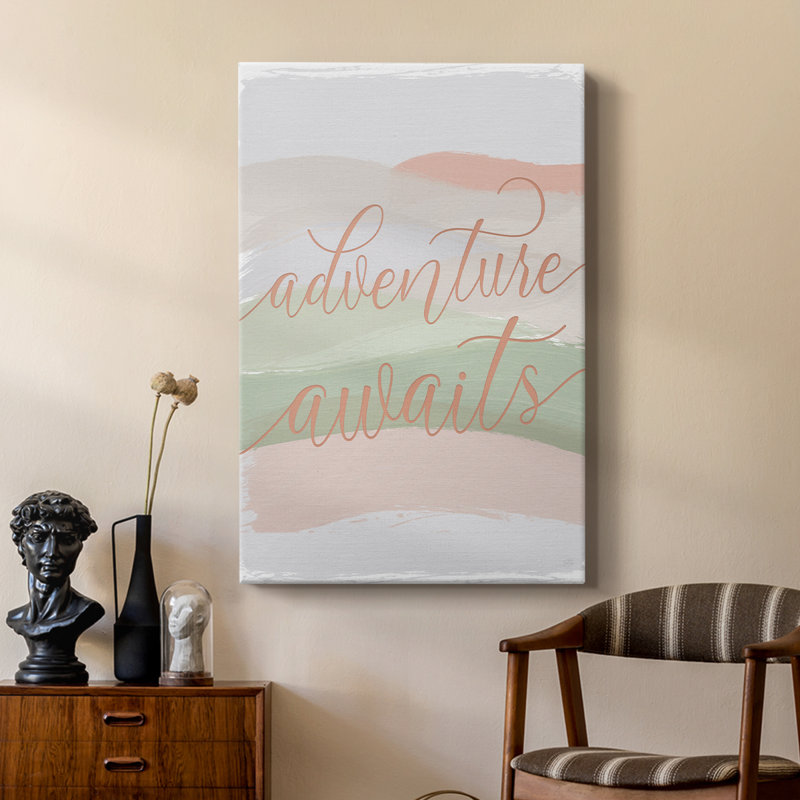 L'aventure vous attend - galerie Cavas sur mesure, H 18 po x l 12 po