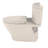 TOTO® Nexus® Two-Piece Elongated 1.28 GPF Universal Height Toilet with CEFIONTECT® and SS124 SoftClose Seat, WASHLET®+ Ready, Sedona Beige-31896223-71206734