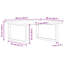 Asie 60cm Solid Wood Bathroom Vanity Top-379243848