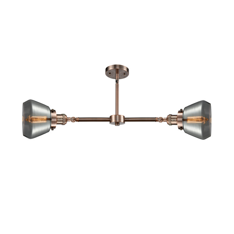Chill 2 - Light Kitchen Island Pendant, No Bulb Included, Smoked, Antique Copper