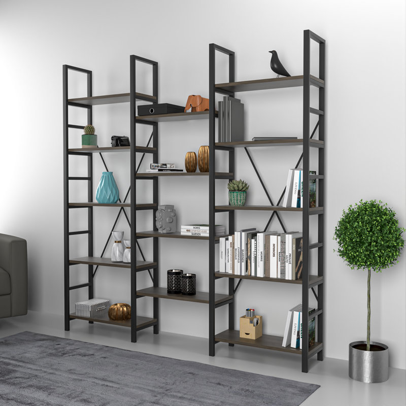 Bookcase, Black/Brown